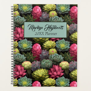 Bold Succulents Planner