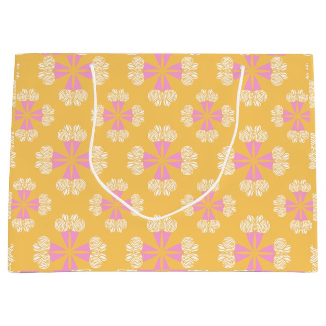 Bold Summer Bouquet Large Gift Bag (Front)