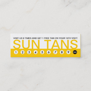 bold SUN TANS customer loyalty