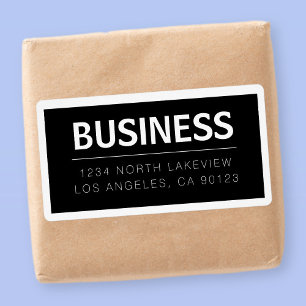 Bold Surname or Business Brand   Text w/Border