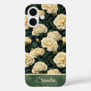 Bold Surprise Birthday Carnation Flower Name iPhone 16 Case