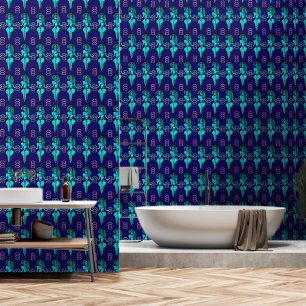 Bold Surreal Female Figure Pattern Wallpaper