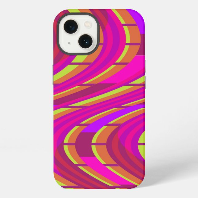 Bold Swirl iPhone Case (Back)