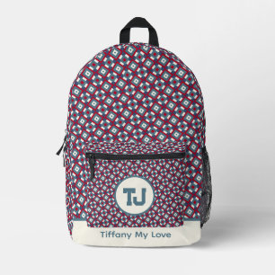 Bold Team Name Personalised Backpack