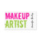 Bold Text Makeup Artist