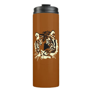 Bold Tiger Face  Thermal Tumbler