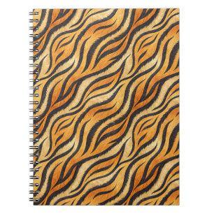 Bold Tiger Stripe Pattern – Exotic Animal Print Notebook
