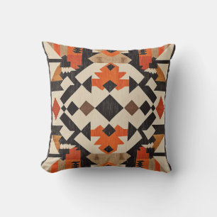Bold Tribal Geometric Pillow