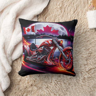 Bold trike by twilight waterside cushion