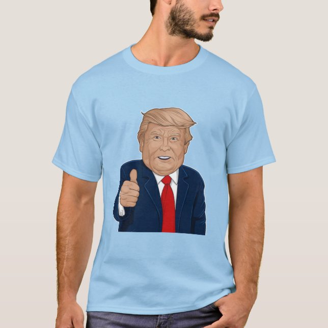 Bold Trump Thumbs-Up T-Shirt (Front)