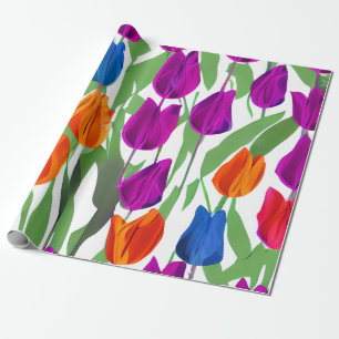 Bold Tulip Wrapping Paper