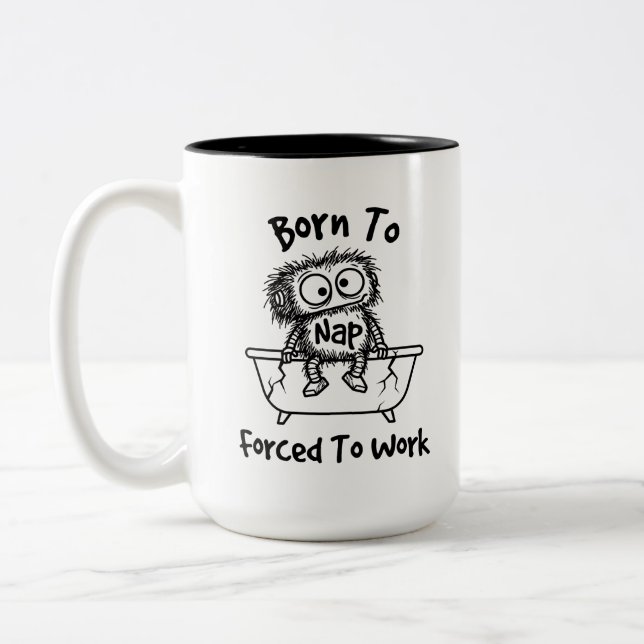 Bold Two-Tone Mug for Coffee Lovers (Left)