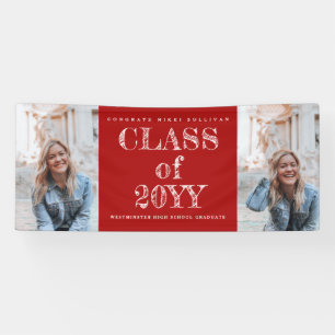 Bold Type 2 Photo Graduation Banner