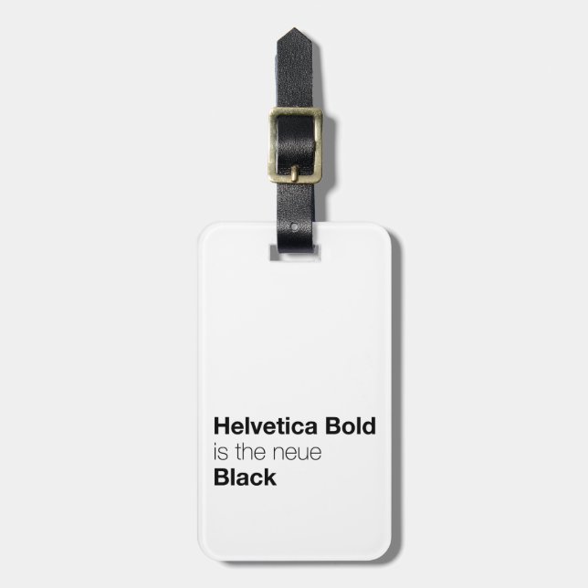 Bold Typography Designer Tag (Front Vertical)