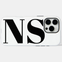 Bold Typography Minimal Initials Monogram