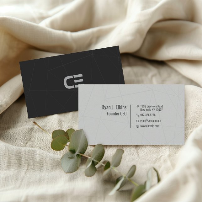 Bold Urban Founder CEO Business Card (Creator Uploaded)