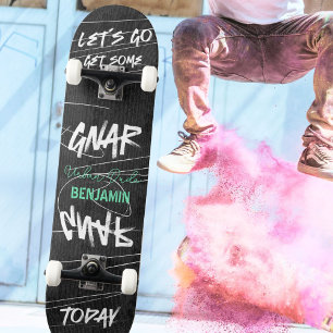 Bold Urban Let’s Gnar Gnar Graffity Skateboard