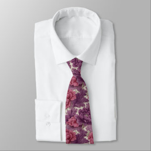 Bold Valentine Gifts For Husband Peonies Tie