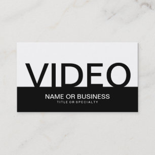 bold VIDEO Business Card