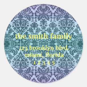 Bold Vintage Address Label Stickers