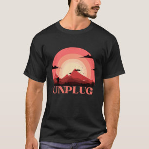 Bold Vintage Hiking Apparel Unplug T-Shirt