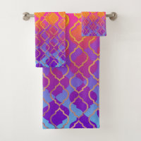 Bold Vivid Vibrant Colourful Pink Orange Gold