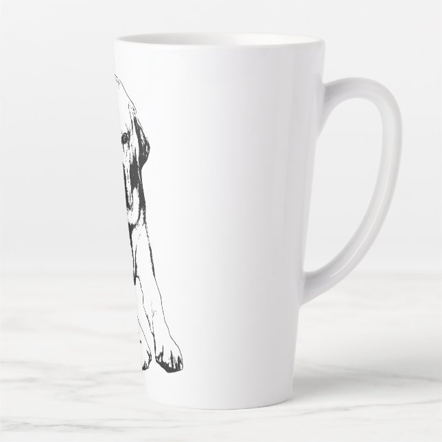 Bold Watch at Dawn Latte Mug (Right)