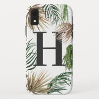 Bold watercolor foliage tropical + palm leaf