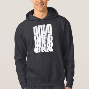 Bold wavy jazz logo design hoodie