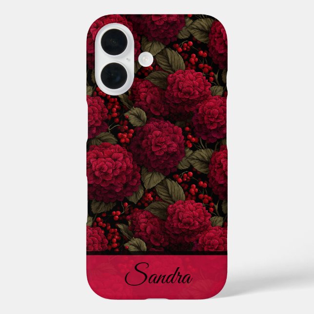 Bold Wedding Favours Hydrangeas Custom Case-Mate iPhone Case (Back)