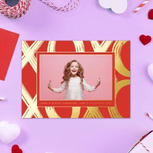 Bold XOXO Valentine Photo