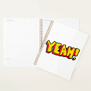 Bold Yeah Spiral Planner