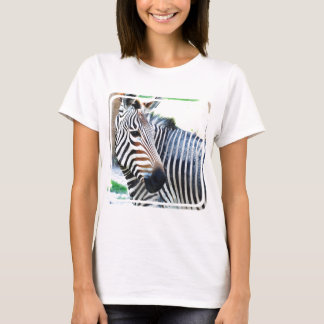 Bold Zebra Ladies T-shirt