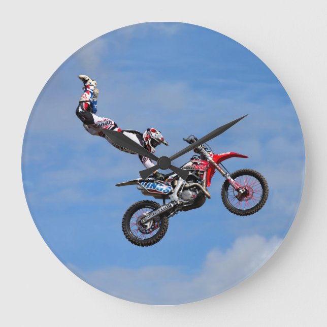 Bolddog Lings FMX Display Team Large Clock (Front)
