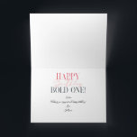 Bolder Not Older Funny Sixty Birthday Card<br><div class="desc">Let's face it your getting Bolder Not Older!!! Perfect card for the gal that's hitting a milestone birthday like sixty-ish or more. Wonderful typography style in pinks and greys. Add your own personal message to make a unique card for family or friends. Wish someone special a very happy birthday!</div>