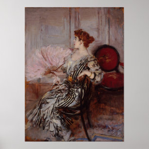 Boldini - Portrait Of Madame Torri Dancer At The … Poster