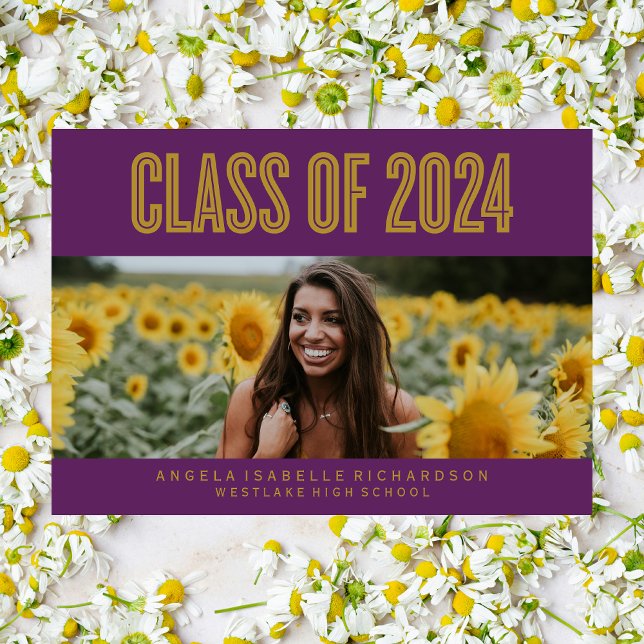 BOLDLY CHIC CLASS OF 2024 GRADUATION INVITATION (Creator Uploaded)
