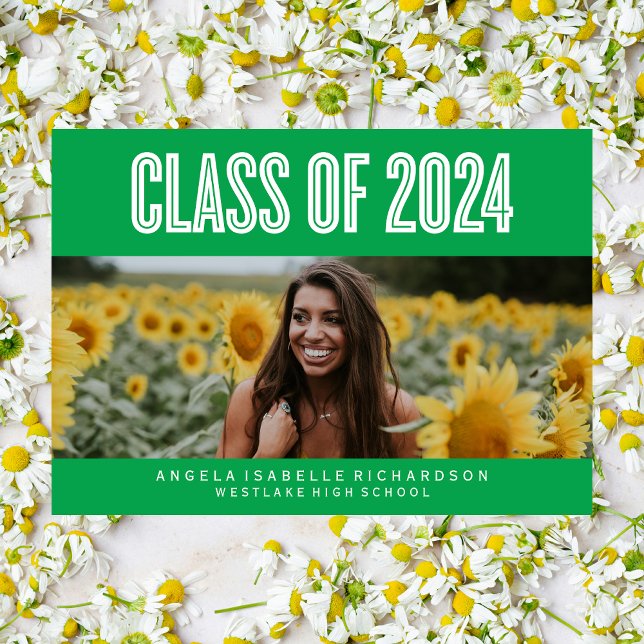 BOLDLY CHIC CLASS OF 2024 GRADUATION INVITATION (Creator Uploaded)