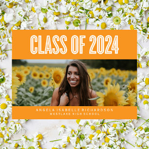 BOLDLY CHIC CLASS OF 2024 GRADUATION INVITATION