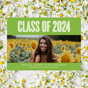 BOLDLY CHIC CLASS OF 2024 GRADUATION INVITATION