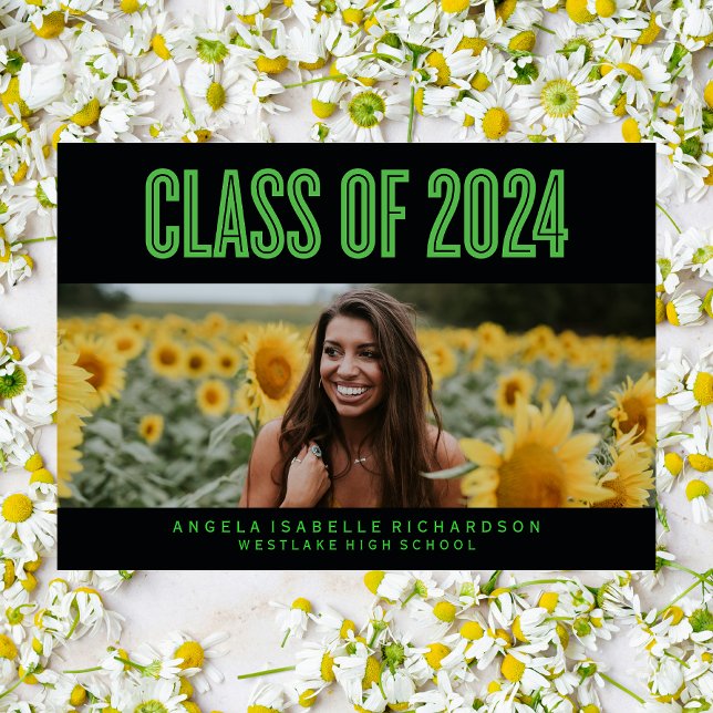 BOLDLY CHIC CLASS OF 2024 GRADUATION INVITATION (Creator Uploaded)