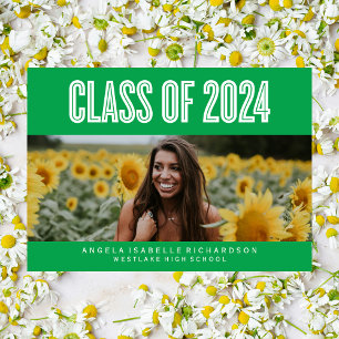BOLDLY CHIC CLASS OF 2024 GRADUATION INVITATION