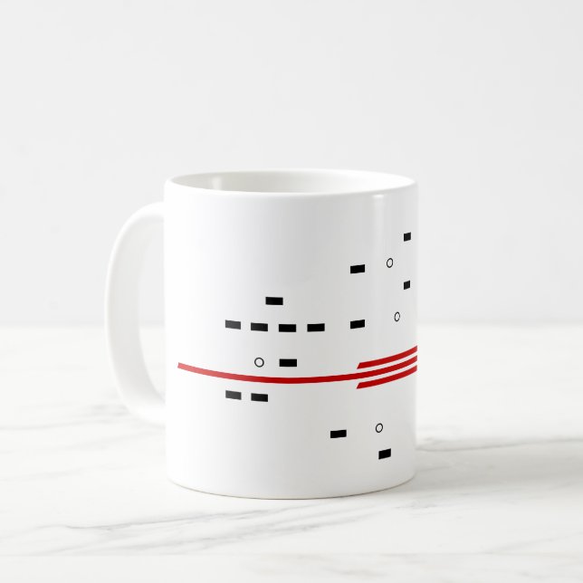 Boldly Go Coffee Cup (Front Left)