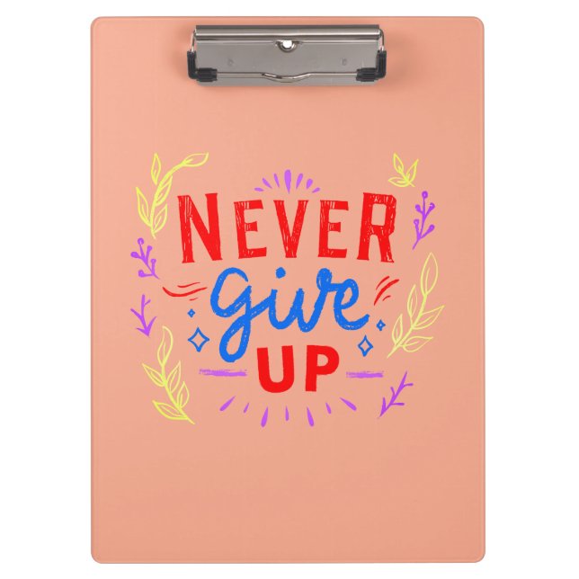 Boldly Unstoppable: A Burst of Motivation Clipboard (Front)