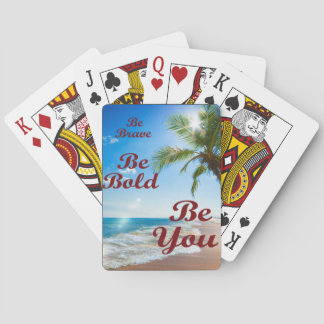 Boldly You  Playing Cards