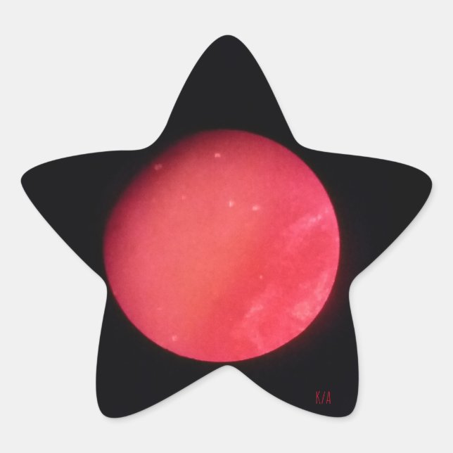 Boldness and adversity star sticker (Front)