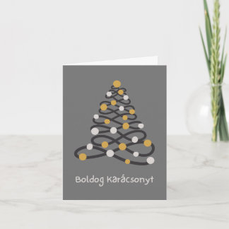 Boldog Karácsonyt Hungarian Christmas Card
