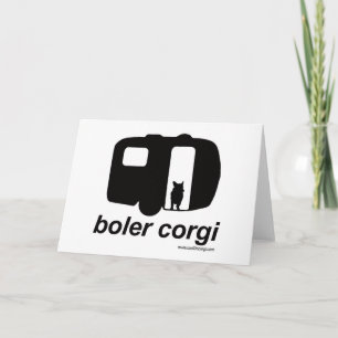 Boler Corgi Note Card - Pembroke