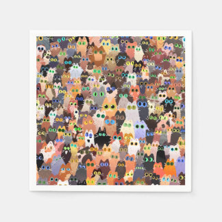 Boli in Cats Paper Napkin
