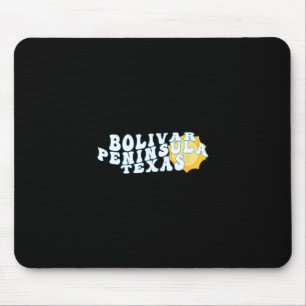 Bolivar Peninsula Texas Tx Sunrise Vacation Souven Mouse Pad